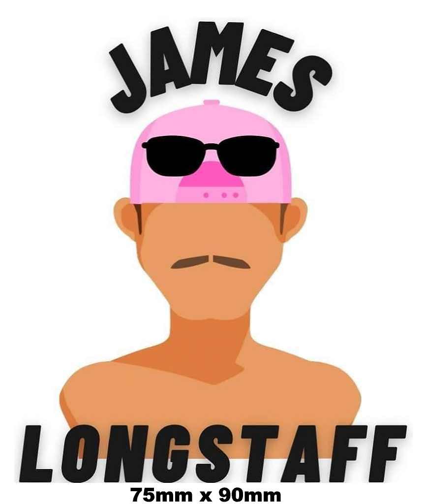 James Longstaff Mo edition sticker is included in the Sticker Binder